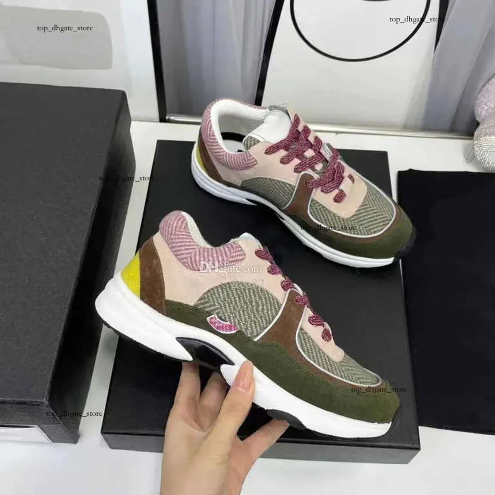 Chanelshoes Designer Shoes Running Shoes Casual Shoes Trainers Platform  Travel Chanells Sneaker 100% Cowhide Fashion Lady Letters Flat Chaneles 688