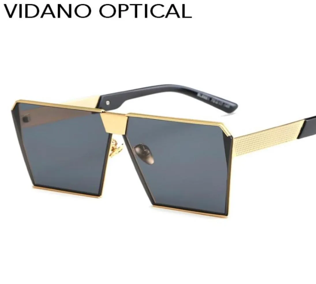 Vidano Optyczne najnowsze przybycie Vintage kwadratowe okulary przeciwsłoneczne dla mężczyzn Kobiety Wysokiej jakości projektant Unisex Designer okularów klasyczny styl Eye5840372