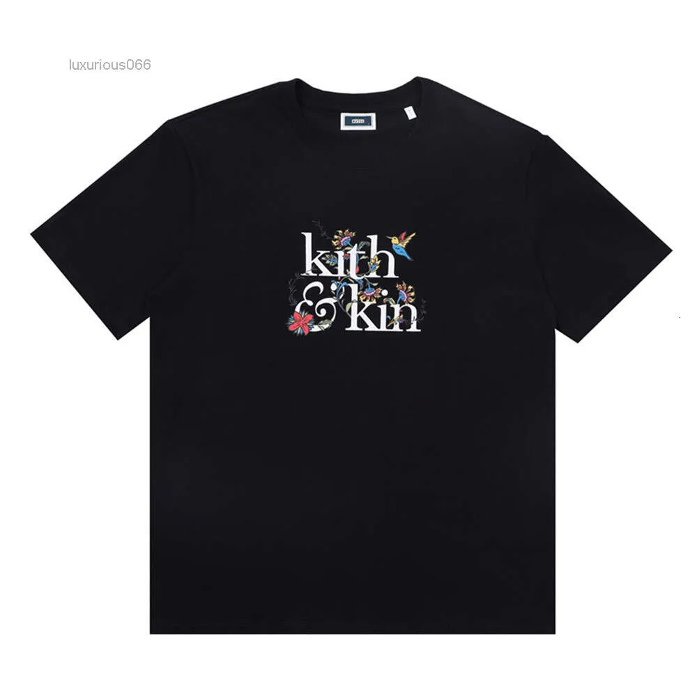 Kith t Shirt Mens Designer High Quality Shirts Tee Workout for Men Oversized 100%cotton Clothing Vintage Short Sleeve