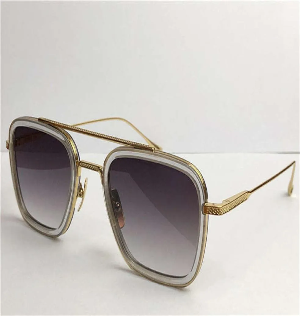 Occhiali da sole da uomo di nuovo design alla moda 006 montature quadrate vintage stile popolare uv 400 occhiali protettivi da esterno7458484