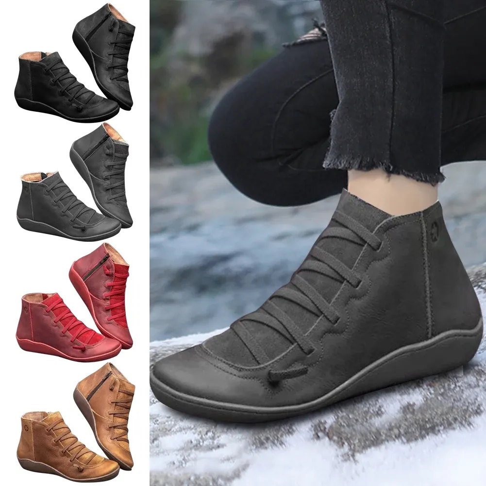 Shoes Flat Bottom Short Boots Motorcycle Ankle Boots Unisex Hightop Barefoot Shoes Winter Men Women Padded and Waterproof Runn Shoes