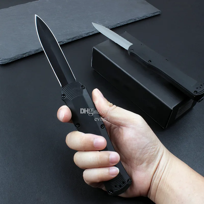 Ny 3400 Automatisk Tactical Knife S30V Spear Point Blade 6061-T6 Handtag utomhus camping vandring EDC Pocket Knives med detaljhandelslådan