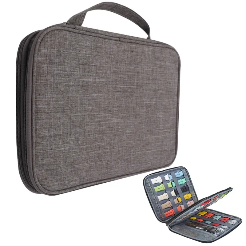 Cases KX4A Tragbare Reise-Organizer-Box-Tasche, erweiterbare Uhrenarmband-Aufbewahrungsbox, Halter, Beutel, Riemen, kompatibel mit AppleWatch