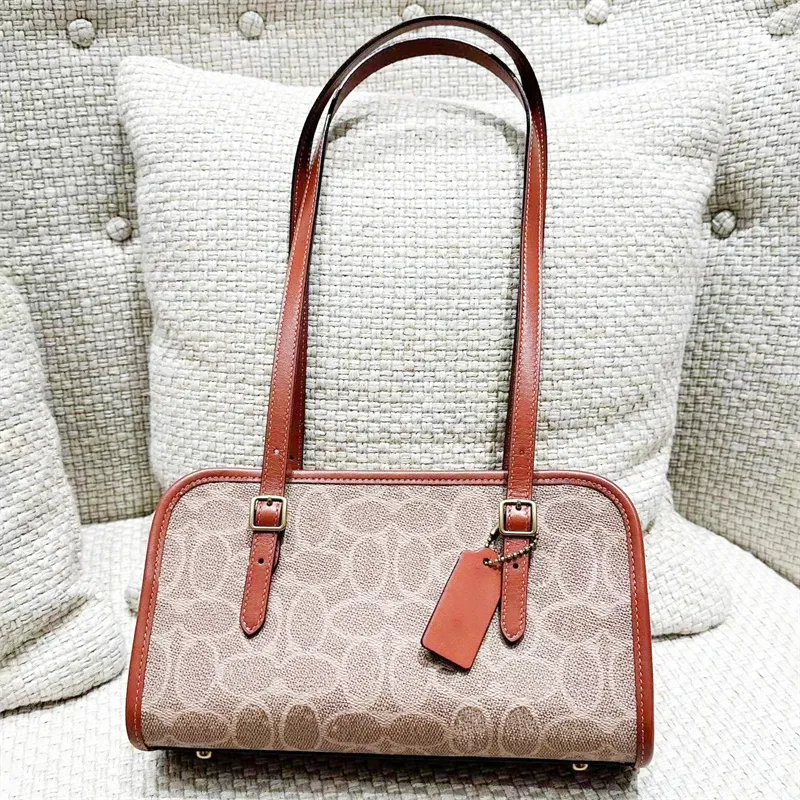 Borsa a tracolla con cerniera alta moda in pelle liscia Borsa a mano sacoche di lusso pochette a tracolla borsa firmata per donna uomo Frizione Borsa da toilette sotto le ascelle Borse da bowling Portafogli