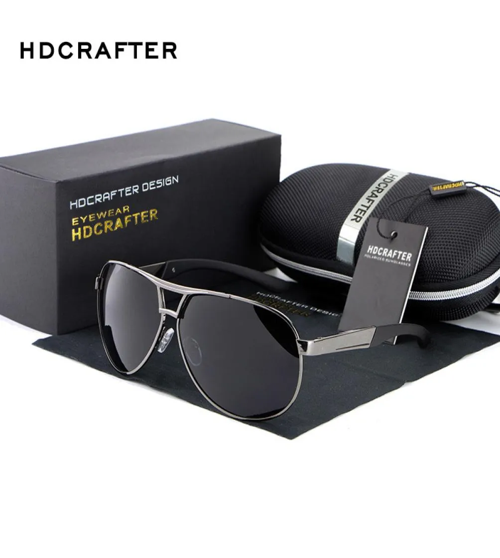 HDCRAFTER Fashion Men039s UV400 Sunglasses 2020 New Mirror Eyewear Sun Glasses For Men With Case Box feminino ABS35033221