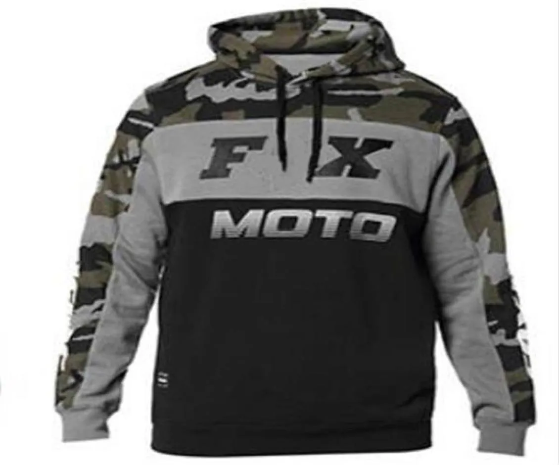 Motocross Championship Fleece Hoodie Fans Street Speed ​​Zipper Cardigan Warm Sweater Forest Road Field Cycling Jersey Pullover Swea1142453