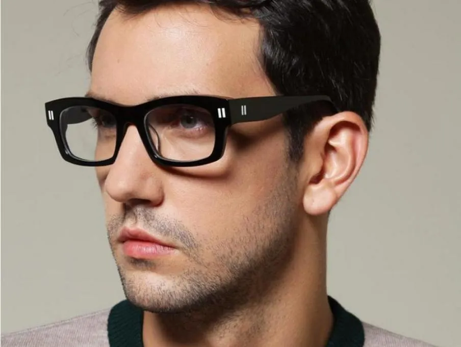 Роскошные высококачественные брендовые очки Fashion Theo, винтажные круглые очки в полной оправе черного цвета для мужчин и женщин, очки для близорукости fr2462639