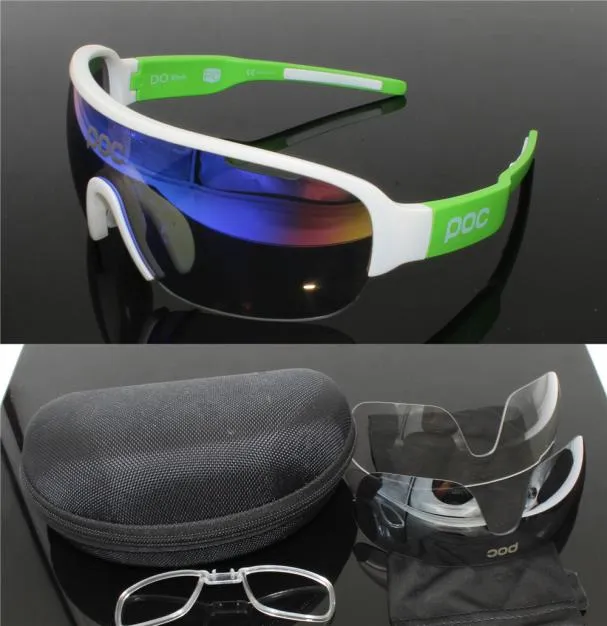 POC Brand Half Blade 2018 Edritte Cycling Sunglasses 3 Lens Sport Road MTB Mountain Bike Glasses Goggles1403525