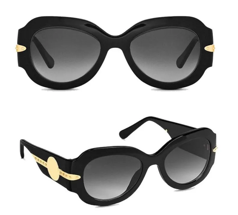 Дизайнерские солнцезащитные очки, классические 1132 листа волокна, модные женские очки, золотые металлические дужки, солнцезащитные очки с логотипом, оригинальная коробка5717760