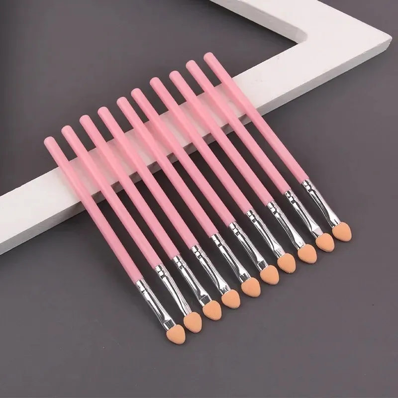 HOT 1/5/Lidschattenpinsel Make -up Dual -Side -Schwamm Nylon Set Lidschattenpinsel für kosmetische Applikator -Make -up