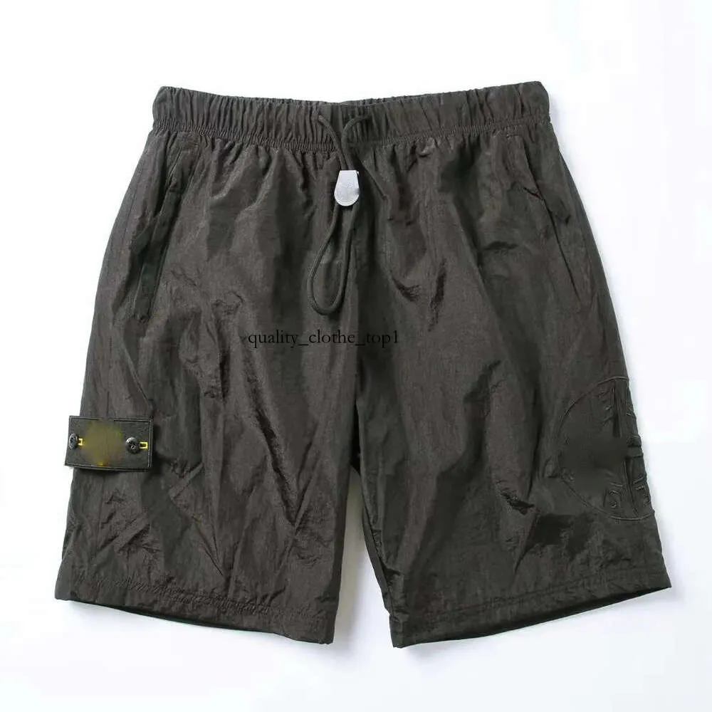 Designer-Herren-Shorts, Stone and Island-Shorts, Arbeitsshorts, Biker-Shorts, Freizeit, Urlaub, Strandhose, atmungsaktiv, Kompass, Sommer, knielange Sportbekleidung, Hose 185