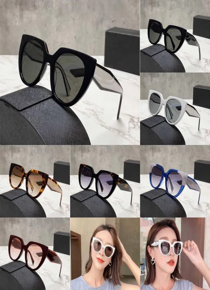 Para gafas de sol Mujer Gafas de sol para mujer P 2021 Nuevo Women039s Net Red Mismo marco redondo personalizado Cara pequeña SPR14W 82ZD4405135