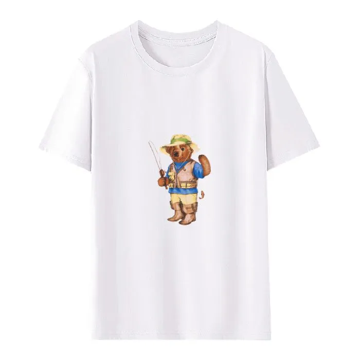 2024 Neues bedrucktes T-Shirt, bedrucktes Designer-POLO-Shirt, Herrenqualität aus 100 % Baumwolle mit kurzen Ärmeln