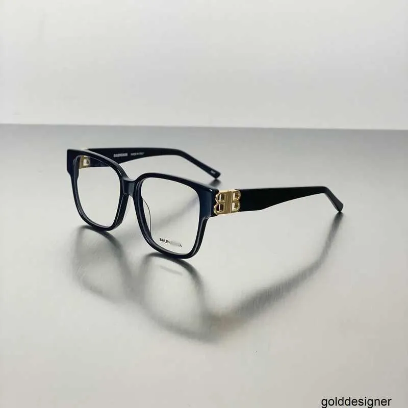 Designer Paris Home Nieuwe BB0104 Plaat Brilmontuur Dames Internet Celebrity Anti Blauw Licht met Bijziendheid Platte Lens Groot Frame voor Afslanken W8EI