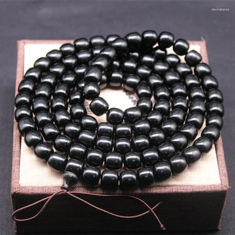 Strand Sieraden Bracciale da uomo gioielli Homme Colar Masculino Collana con dichiarazione Corno di yak Rosario perline 108 Braccialetti Wenwan Cadeau