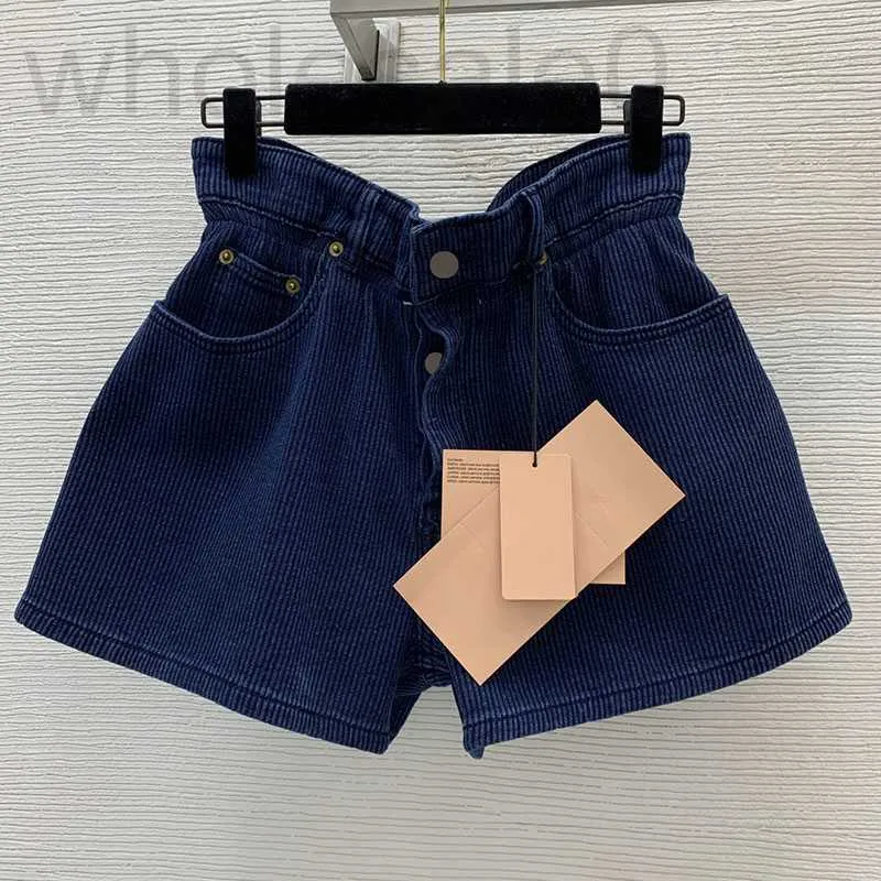 Damesshorts designer hoge taille dames denim letters luxe designer jeans korte broek sexy min wijde pijpen zomer qtm8