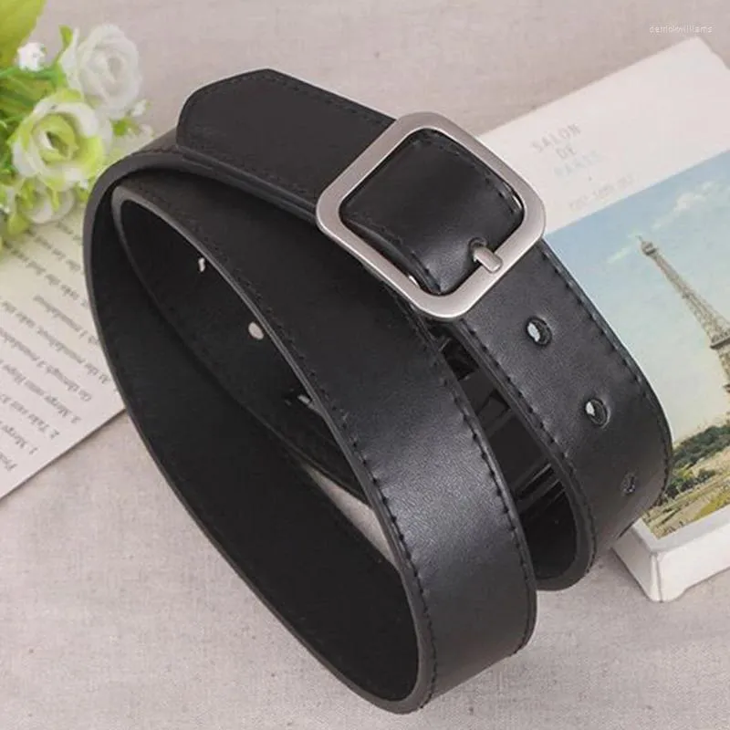 Belts Slim Waist Belt Korean Version Women's Simple And Adjustable PU Leather Travel Shopping Decoration Jeans Accessories