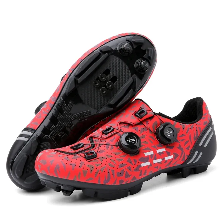 Chaussures de chaussures à cyclisme hommes paquet auto verrouillage du vélo de vélo cycliste sapatilha de ciclismo mtb zapatillas bicicleta mtb vélo de montagne