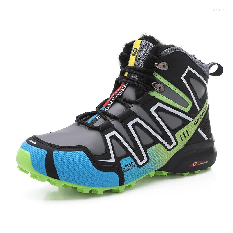 Scarpe da ciclismo Autunno e inverno Outdoor High-Top Equitazione Escursionismo Solomon Velluto Stivali da neve leggeri ispessimento termico