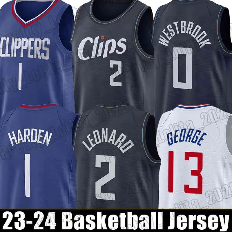 Personnalisé Hommes Femmes Jeunes Los''Angeles''Clippers''Kawhi Leonard Basketball Jersey Paul George James Harden 2023 2024 Hommes Jerseys 0 1 2 13 Russell Westbrook