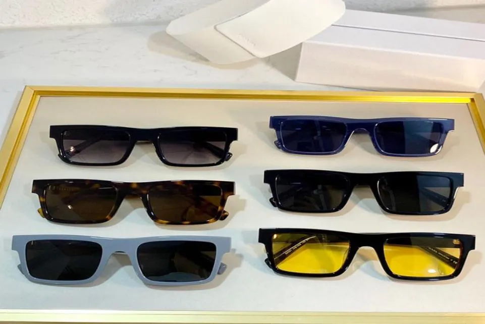 Мужские солнцезащитные очки SPR19WF Женские очки модный летний стиль новейший цвет квадратный полный кадр поляризованные линзы UV400 защита высокая 4481058