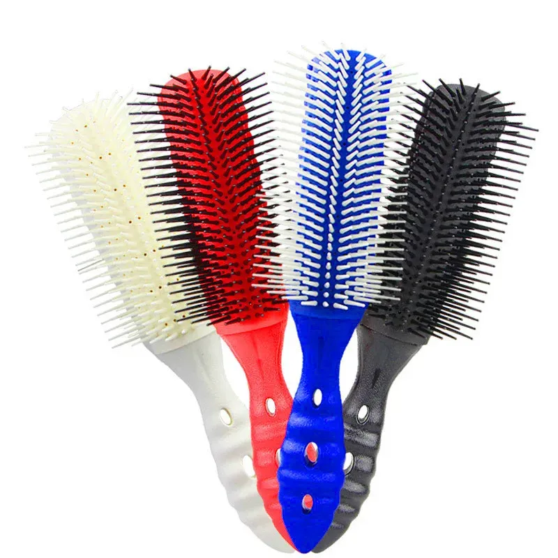 Outils brosse de coiffure paille de blé démêlant brosse à cheveux Salon de coiffure peigne droit cheveux bouclés peigne brosse à cheveux