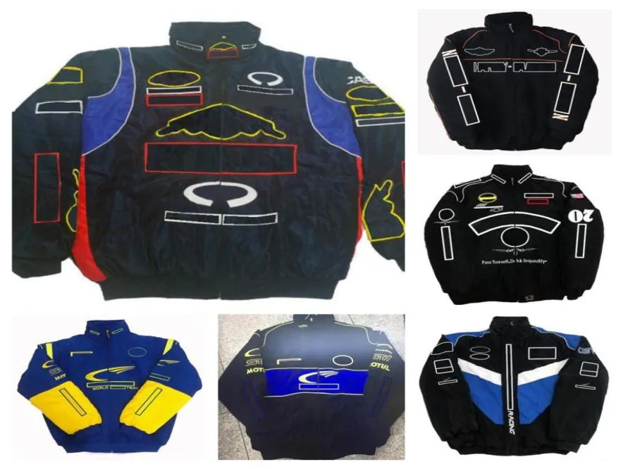 One racing jacket autumn and winter team full embroidered logo cotton clothing spot s7387034