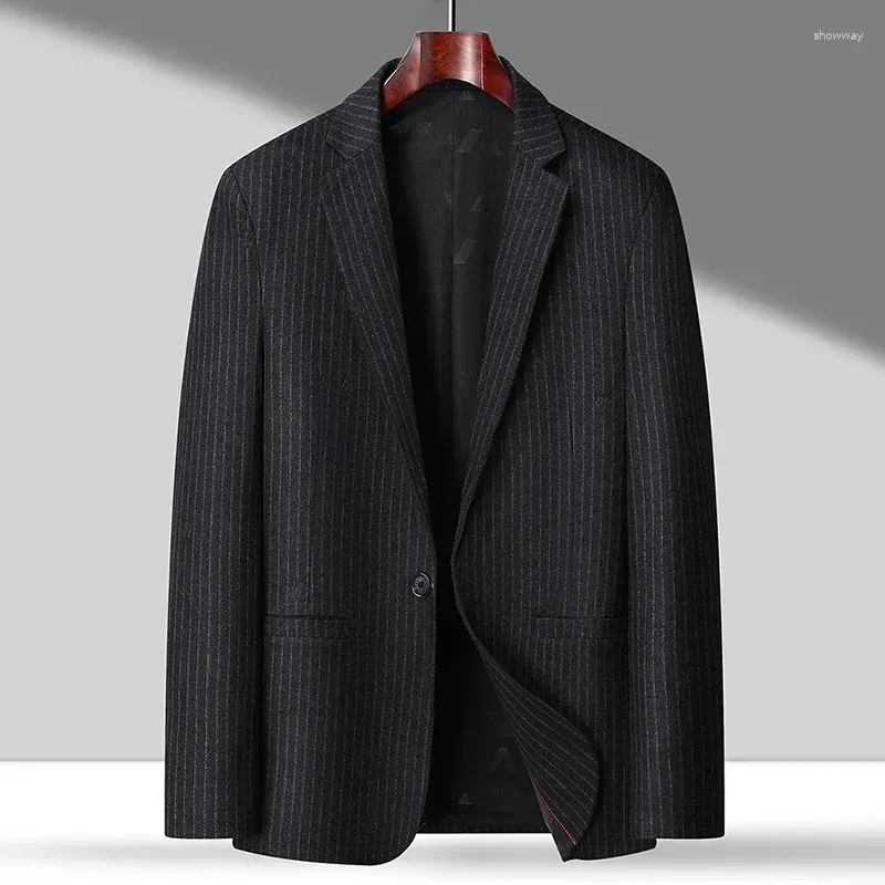 Herenpakken Collectie Mode Suepr Grote Herfst Casual Business Fitting Single Suit Heren Blazer Plus Size 2XL3XL4XL5XL6XL7XL8XL