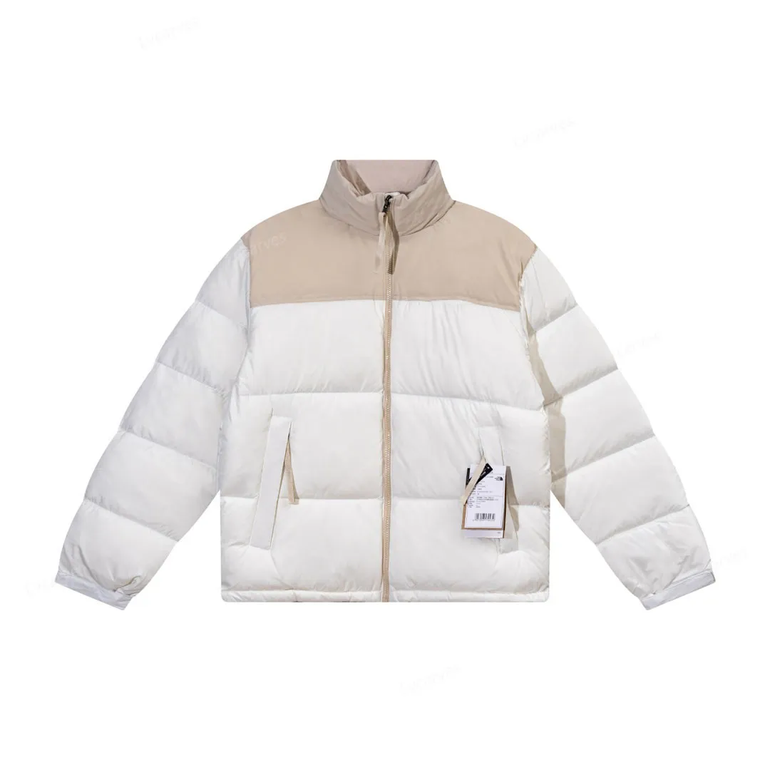 2024 North Designer Men Puffer Jackets Mens 코트 긴 소매 지퍼 코트 커플 코트 얼굴 디자이너 남성 겨울 다운 재킷 파카스웨어 코트 의류