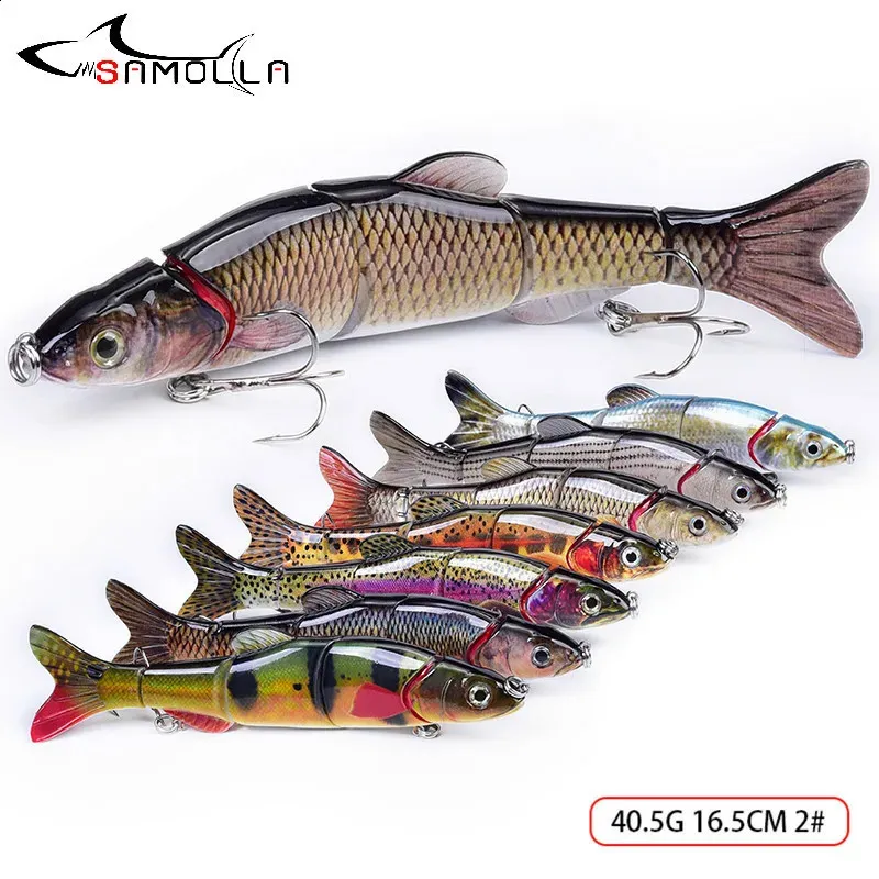 Swimbait Fishing Lures Hard Bait Weights 40g Swim Saltwater Articulos De Pesca Isca Artificial Wobbler Fake Fish 240313