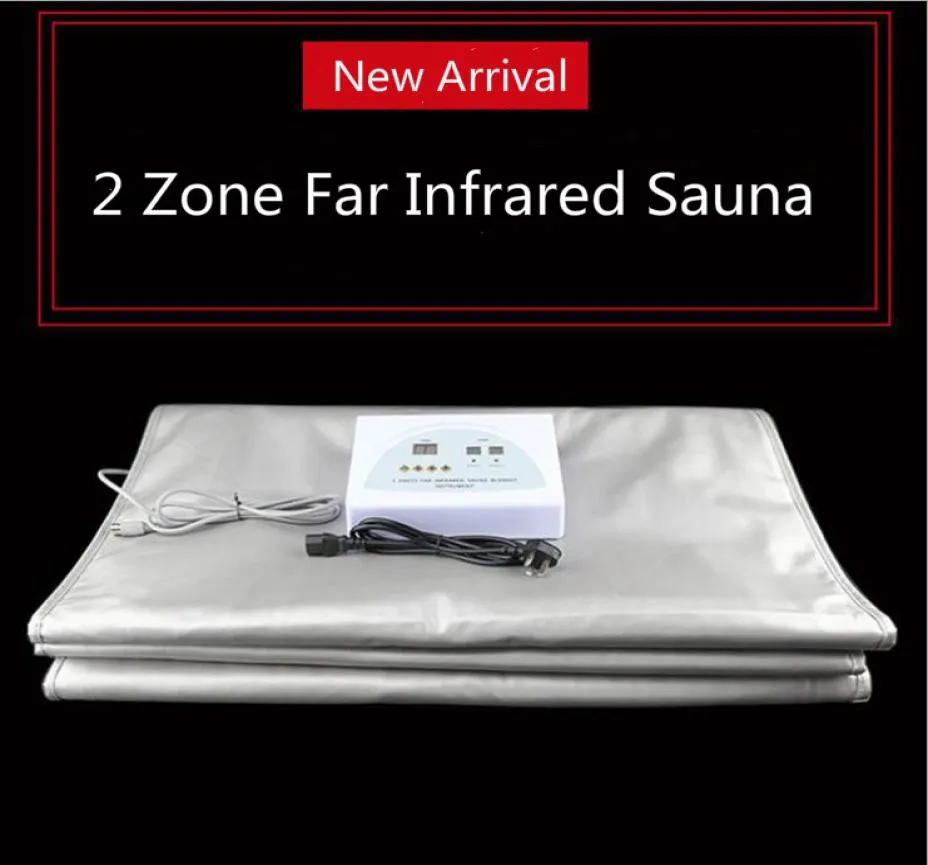 LED Skin Rejuvenation Model 2 Zone Fir Sauna Far Infrared Thermal Body Slimming Blanket Heating Therapy Slim Bag Spa Weight Reduce4003748