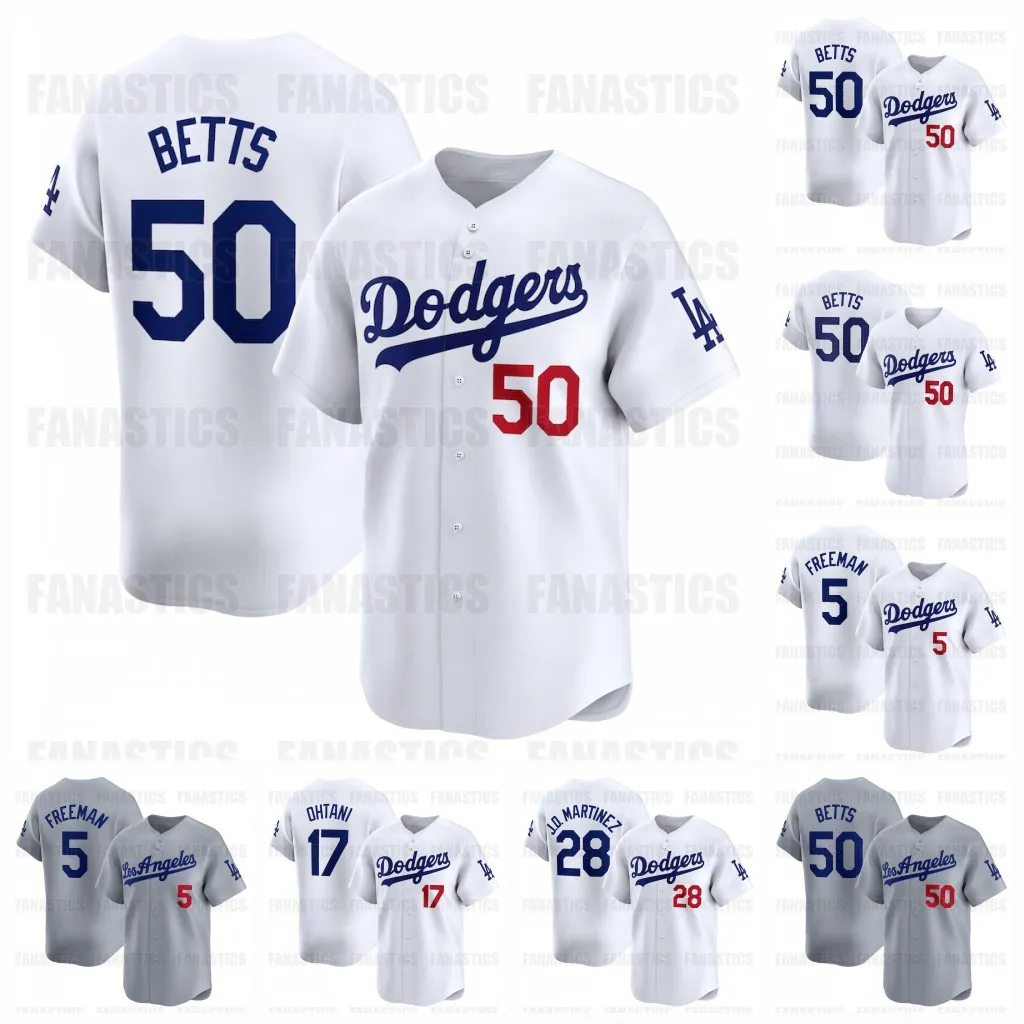 17 Shohei Ohtani La Dodgers Jersey 2024 Max Muncy Miguel Rojas Mookie Betts Will Smith Freddie Freeman Austin Barnes Phillips Miguel Vargas Clayton Kershaw