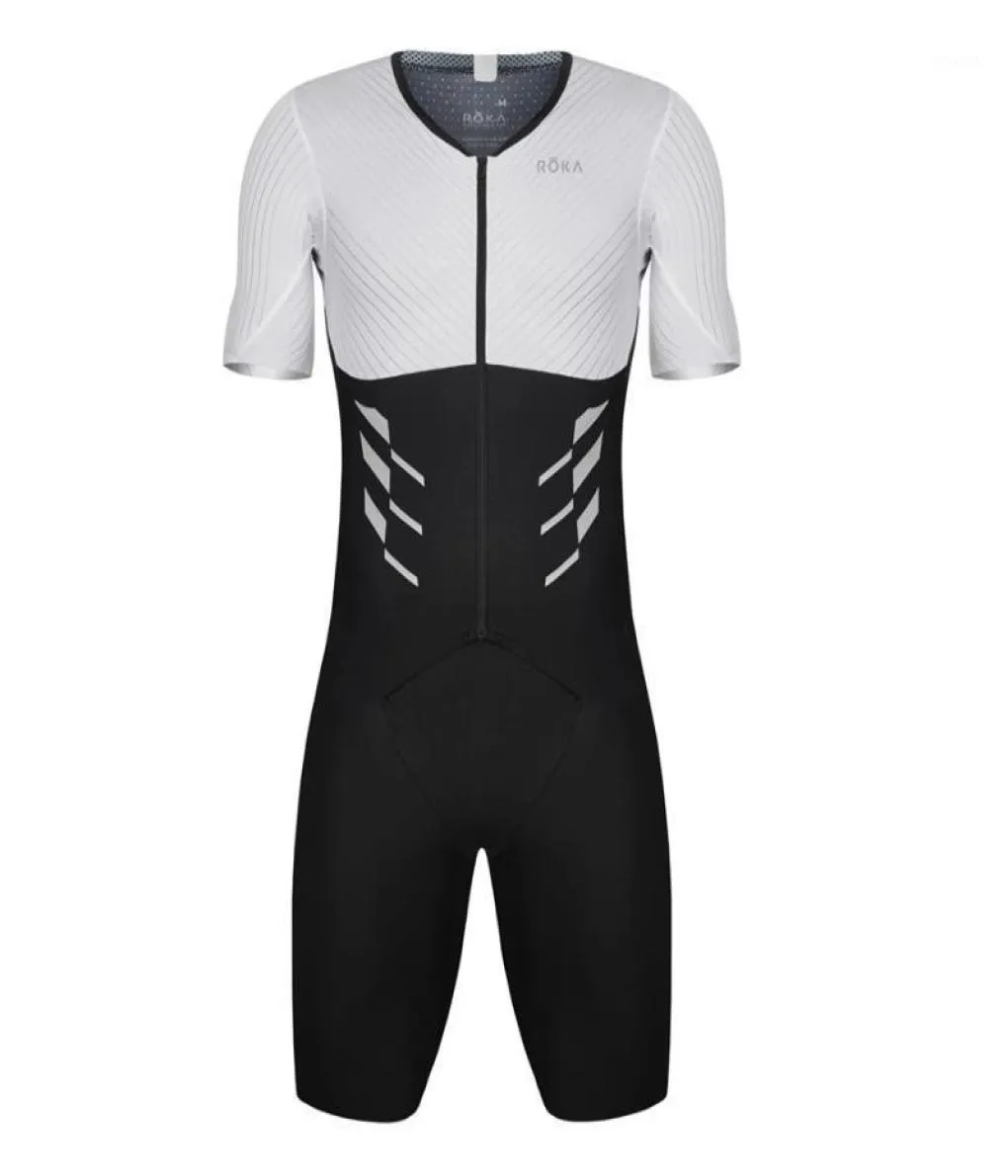 Roka Summer Mens Cycling Skinsuit trisuit Triathlon Cycling Jersey Ciclismo Swimming Running Mtb Bike Clothing Nonslip Webbing11768669