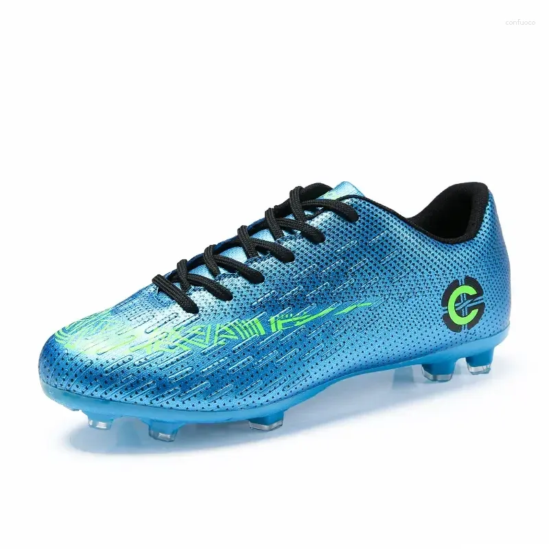 Sapatos de futebol americano 8506 futebol adulto crianças homens mulheres plus size chuteiras treinamento de gramado com sola de solo firme