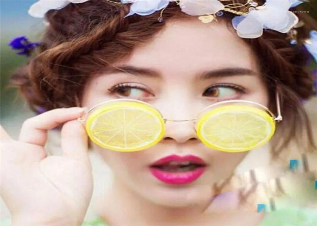 Sunglasses Lemon Glasses Creative DIY Beh Wedding Pography Pos Funny Props9019761