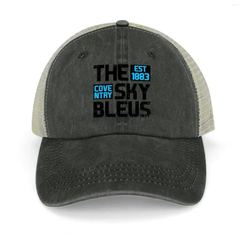 Ball Caps the Sky Blues - Real Coventry Fan Gift for Bleus Cowboy Hat Hip Hop Horse Men Damskie