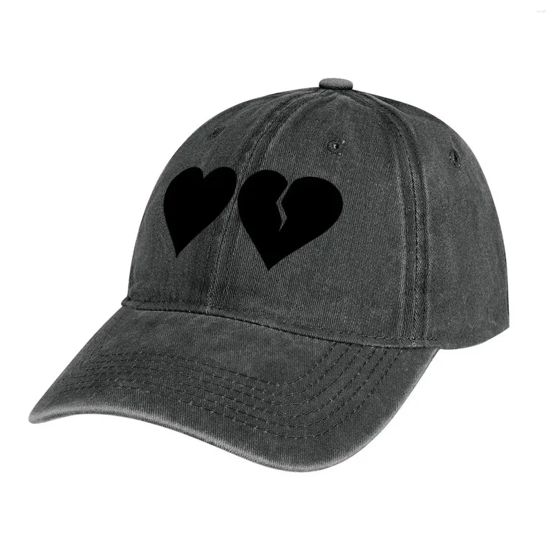 Berets BHC Black Hearts Club Cowboy Chapéu Hip Hop Térmico Visor Bobble Mulheres Golf Wear Men's