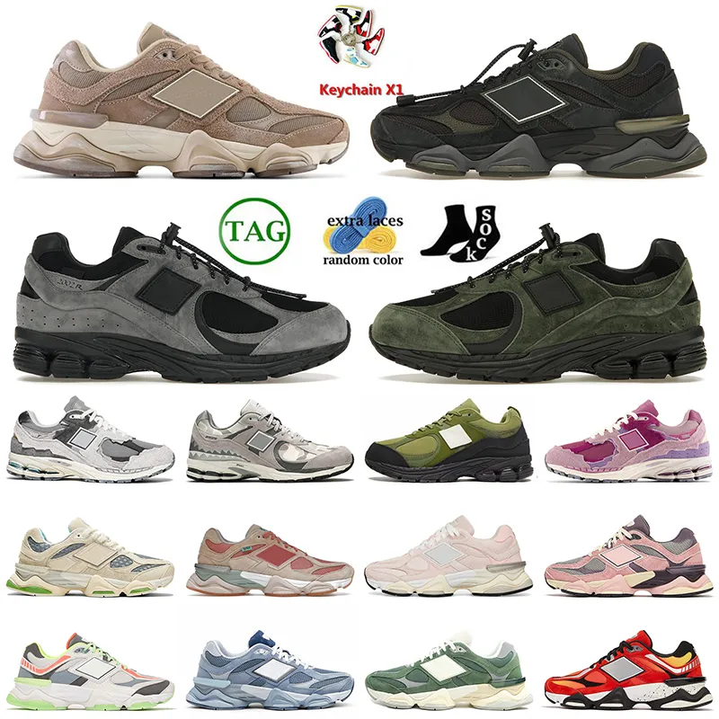 2002r JJJJound Charcoal Athletic Sneakers 9060 Chaussures de course OG New Balanace 9060s Designer Mushroom Rain Cloud Femmes Hommes Sur Nuages Baskets Tennis Chaussure De Plein Air