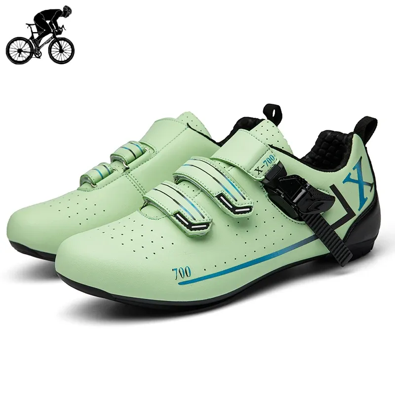 Boots Chaussures de vélo de montagne Sneakers pour VTT pour hommes Spd Cleat Flat Cycling Chaussures Road Bike Speed Bicycle Sneaker Man Selflocking Bike