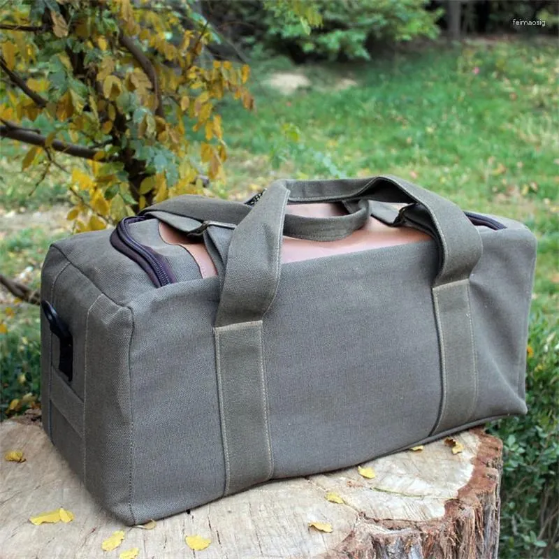 PAG PORTABLE HANDBAG HERVAS CANVAS Bagage Travel Högkvalitativ axelfri leverans