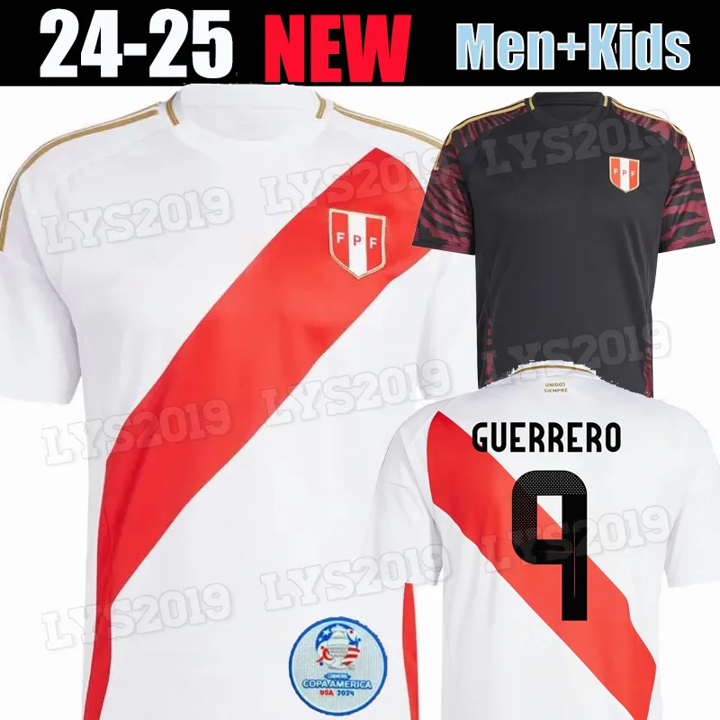 2024 2025 Copa Americ Pérou maillots de football 24 25 à domicile Seleccion Peruana Cuevas PINEAU CARTAGENA ABRAM fans de maillots de football