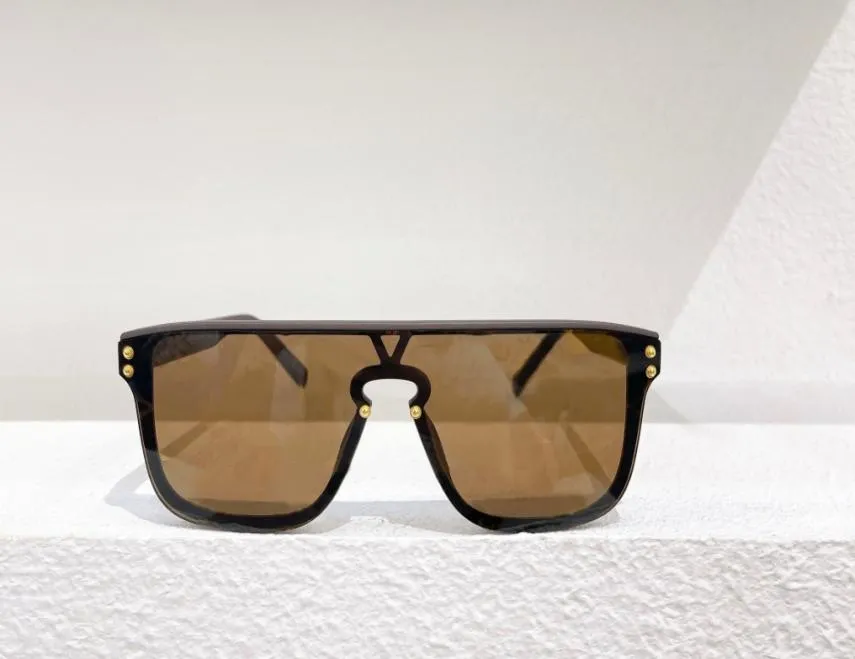 Klassische Waime-Sonnenbrille, mattbraun, braune Linse, Pilotenbrille, Sonnenbrillen, modische Sonnenbrille für Männer und Frauen, Sonnenbrille, UV-Schutz, E3165813
