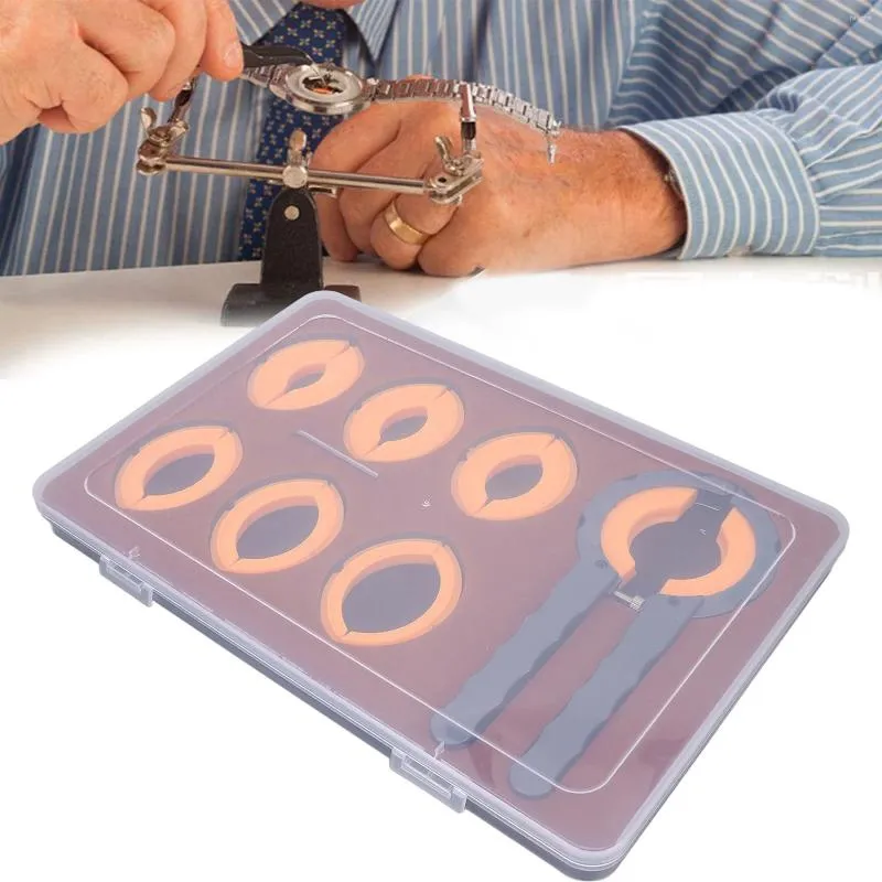 Kits de réparation de montres, dissolvant de lunette professionnel, outil d'ouverture d'anneau en alliage pour horlogers