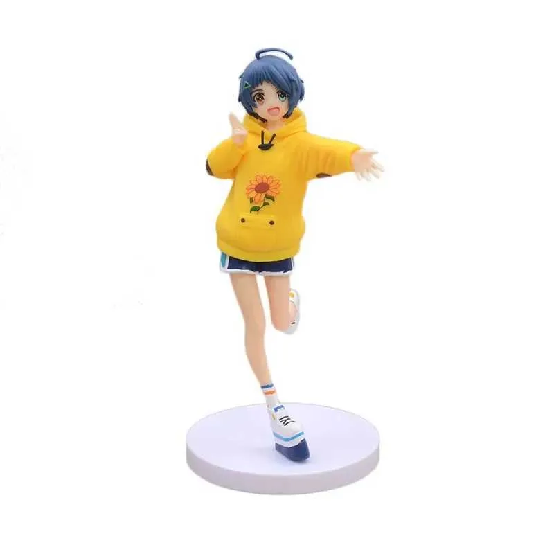 Anime Manga Neiru Aonuma Kawai Rika Ohto Ai swetry w stylu Casual e altri sportowa dziewczca figurine Anime zestawy garaowe zabawki z PVC dekoracji samochodu 240319