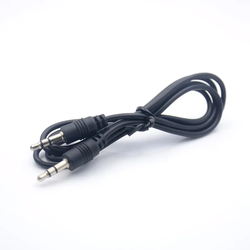 3.28ft 3.5mm Stereo Audio Cable - M/M - 3.5mm Male to Male Audio Cable for Your Smartphone, Tablet or MP3 Player Black