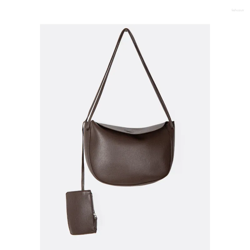 Totes Bolso de hombro único Mujeres 2024 Moda coreana Cara suave Gran capacidad Retro Axila