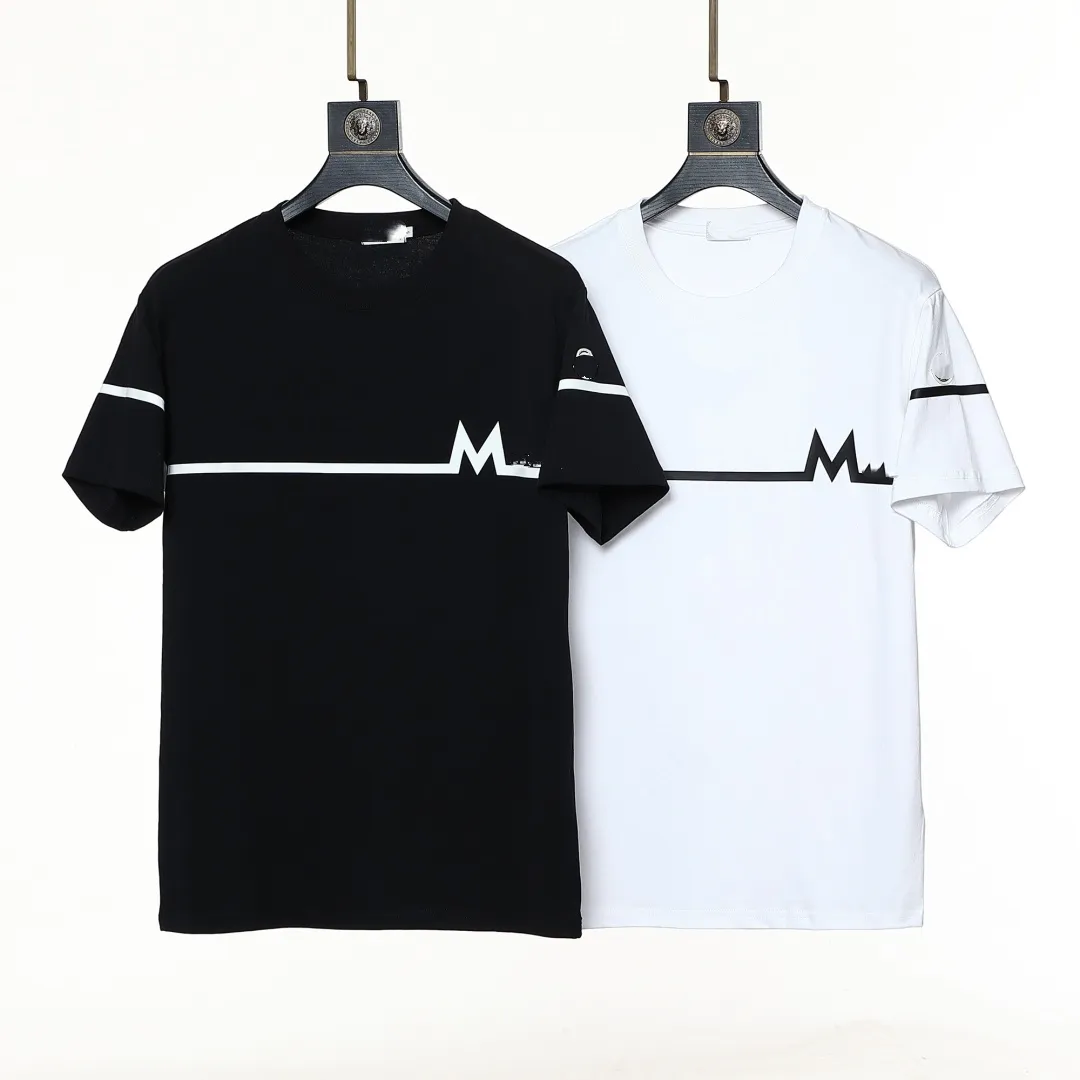 Designer Famous Mens High Quality T Shirt Letter Print Round Neck Short Sleeve Black White Fashion Men Women Tees Sde9