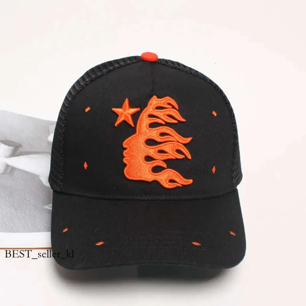 Hellstar Mens Cap İşlemeli Tasarımcı Kamyon Kapı Yaz Düz Renk Top Kapakları Bahar Sonbahar Güneşlik Şapkası Erkekler İçin 758 319