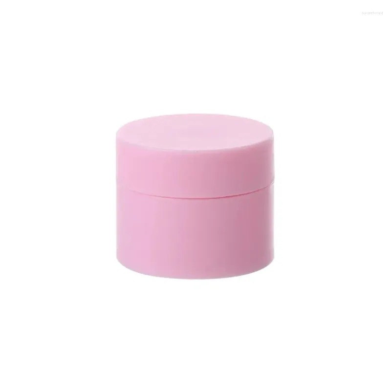 Storage Bottles Round Refillable Plastic Empty Cosmetic Jar Makeup Container Face Cream Eyeshadow Gel Suncreen Perfume Travel Bottle