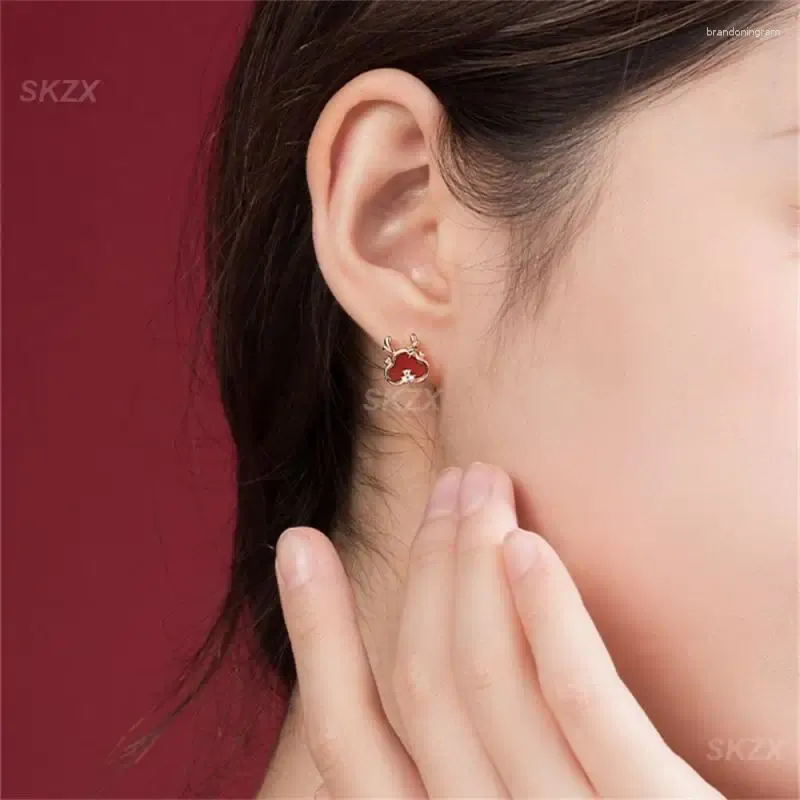 Stud Earrings Year Of The Dragon Fashion And Beautiful Fashionable This Earring Jewelry